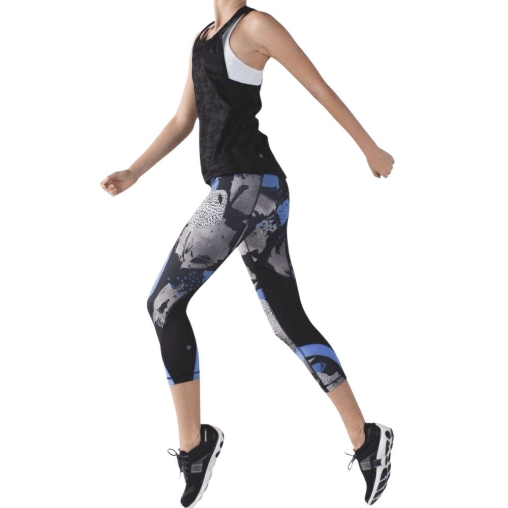 LULULEMON ATHLETICA Inspire Crop II 'Full On Luxtreme (Mesh) Size 6